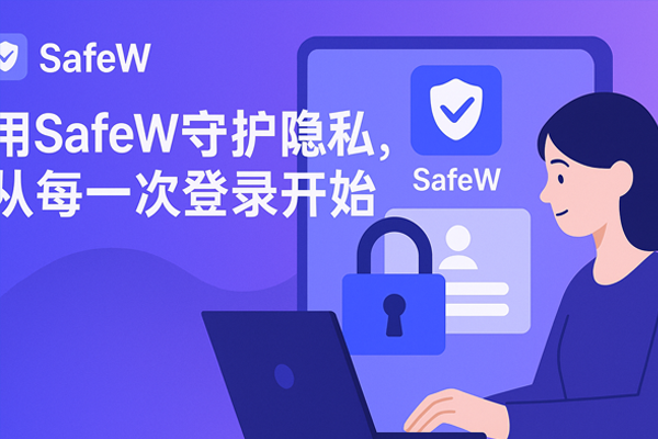 SafeW守护隐私，从每一次登录开始
